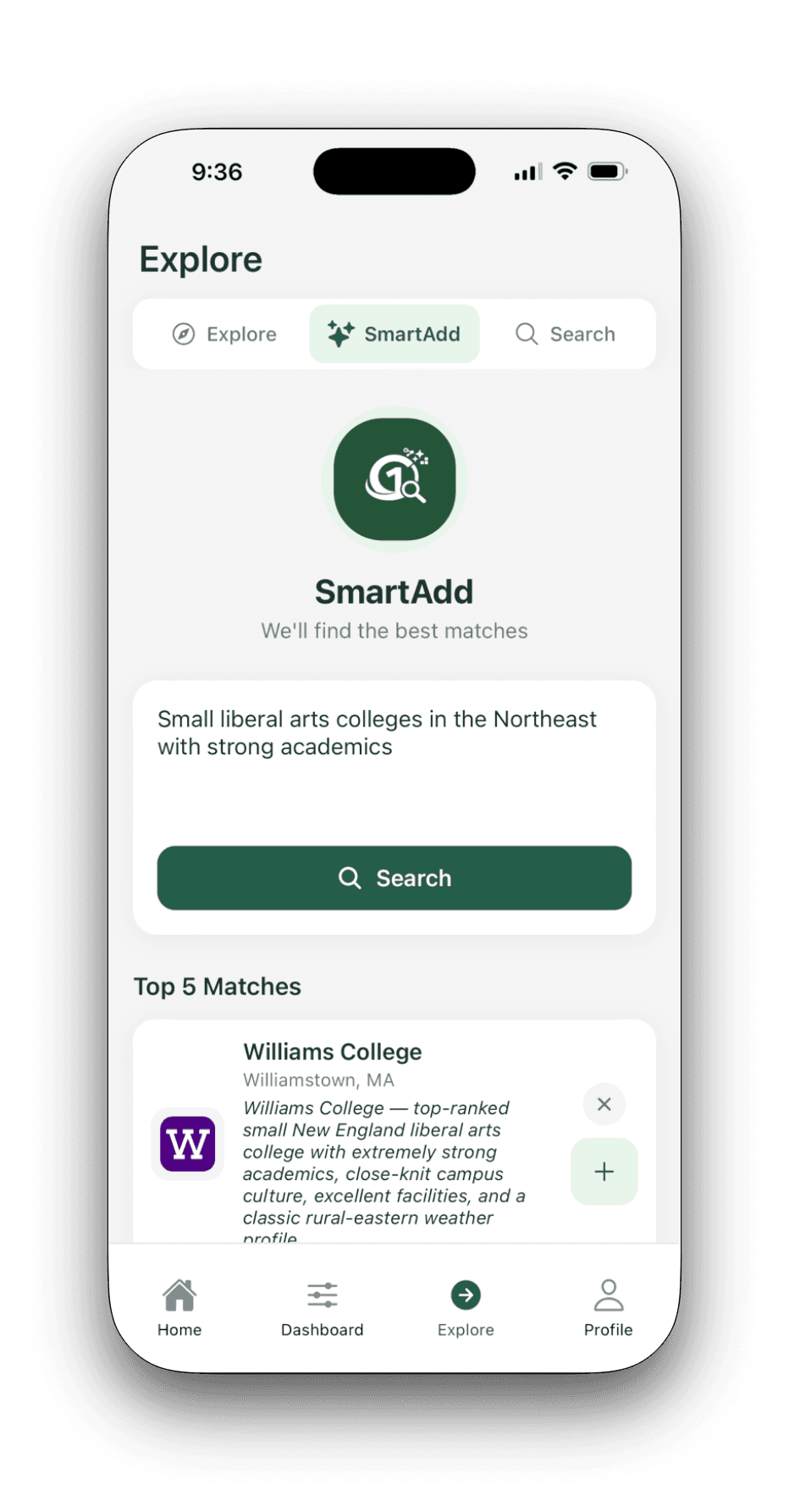 SmartAdd + Search